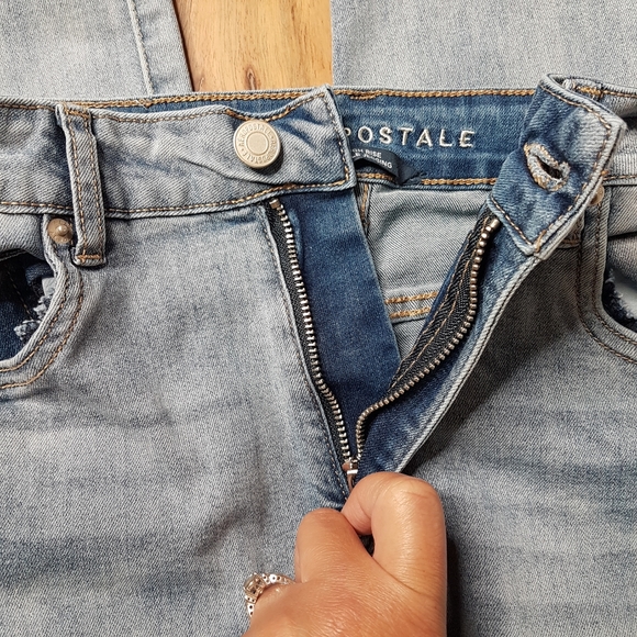 Aeropoatale High Rise Ankle Jeggings - sz 6 - Picture 5 of 12